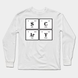 Scary | Periodic Table of Elements Long Sleeve T-Shirt